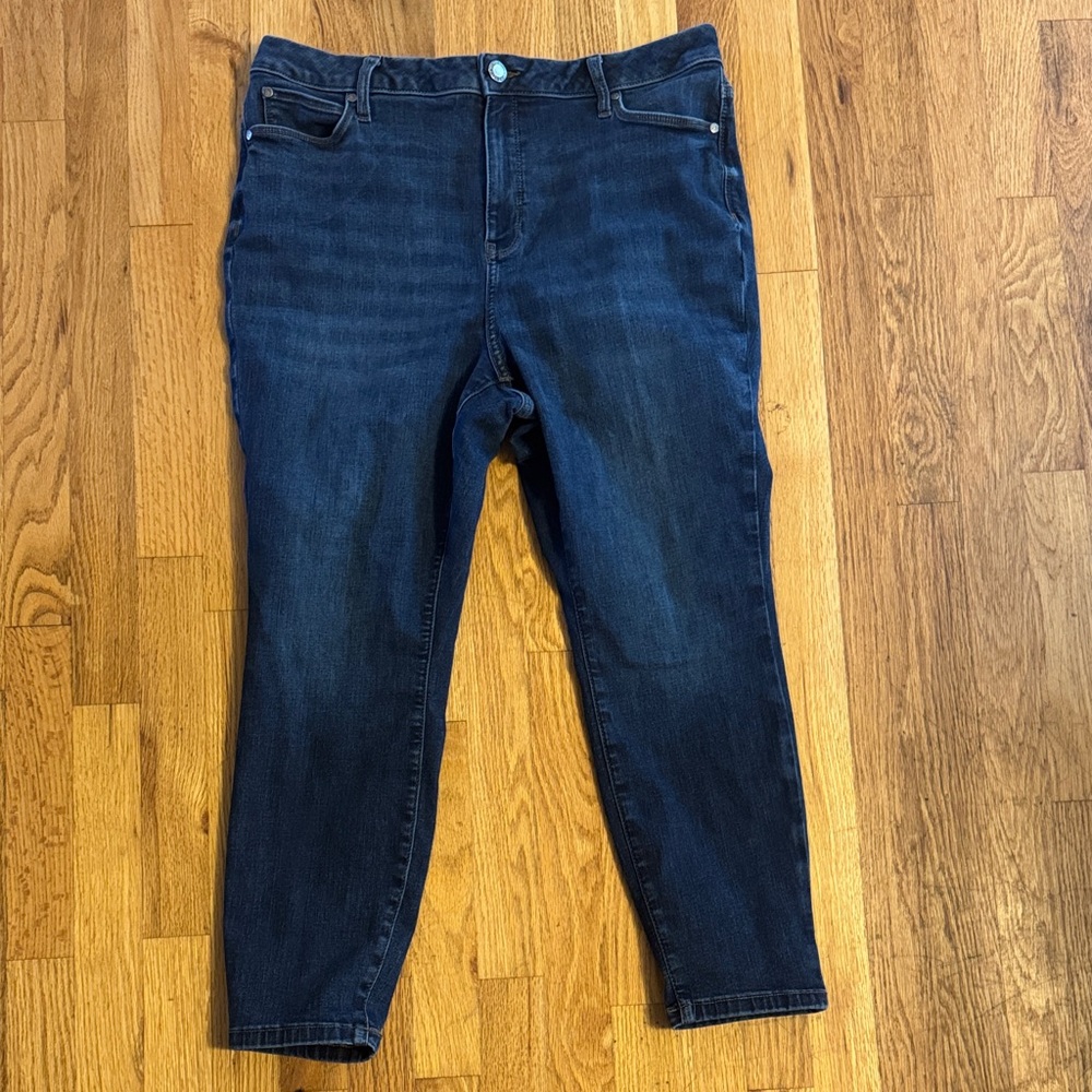 Simply Vera Verawang Skinny 18P Dark Blue Women's Jeans